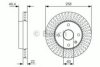 BOSCH 0 986 479 U67 Brake Disc